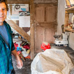 Daniel Boyle at work in his pottery 2019